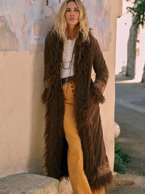 SPELL-CLEMENCE COAT-COCOA (L)